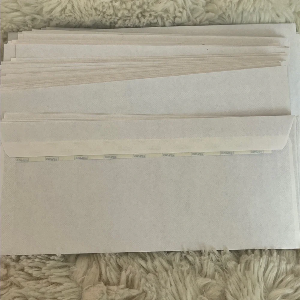 84 White Envelopes new